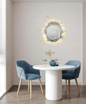 LAMPA ŚCIENNA KINKIET LED SPLASH L BEZBARWNA SREBRNA stal akryl lustro Moosee MOOSEE można zamontować na suficie LAMPA ŚCIENNA KINKIET LED SPLASH L BEZBARWNA SREBRNA stal akryl lustro Moosee MOOSEE można zamontować na suficie