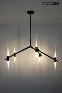 LAMPA WISZĄCA CANDELABR 10 metalowa CZARNA klosze SZKŁO MOŻNA REGULOWAĆ Moosee MOOSEE LAMPA WISZĄCA CANDELABR 10 metalowa CZARNA klosze SZKŁO MOŻNA REGULOWAĆ Moosee MOOSEE
