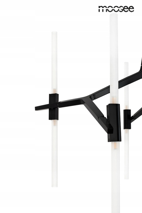 LAMPA WISZĄCA CANDELABR 10 metalowa CZARNA klosze SZKŁO MOŻNA REGULOWAĆ Moosee MOOSEE LAMPA WISZĄCA CANDELABR 10 metalowa CZARNA klosze SZKŁO MOŻNA REGULOWAĆ Moosee MOOSEE