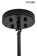 LAMPA WISZĄCA CANDELABR 10 metalowa CZARNA klosze SZKŁO MOŻNA REGULOWAĆ Moosee MOOSEE LAMPA WISZĄCA CANDELABR 10 metalowa CZARNA klosze SZKŁO MOŻNA REGULOWAĆ Moosee MOOSEE