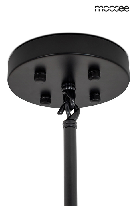 LAMPA WISZĄCA CANDELABR 10 metalowa CZARNA klosze SZKŁO MOŻNA REGULOWAĆ Moosee MOOSEE LAMPA WISZĄCA CANDELABR 10 metalowa CZARNA klosze SZKŁO MOŻNA REGULOWAĆ Moosee MOOSEE
