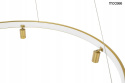 LAMPA WISZĄCA LED CIRCLE SPOT 98 GOLD stal nierdzewna ZŁOTA akryl 4 dodatkowe PUNKTY ŚWIETLNE Moosee MOOSEE LAMPA WISZĄCA LED CIRCLE SPOT 98 GOLD stal nierdzewna ZŁOTA akryl 4 dodatkowe PUNKTY ŚWIETLNE Moosee MOOSEE