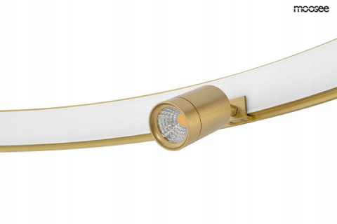 LAMPA WISZĄCA LED CIRCLE SPOT 98 GOLD stal nierdzewna ZŁOTA akryl 4 dodatkowe PUNKTY ŚWIETLNE Moosee MOOSEE LAMPA WISZĄCA LED CIRCLE SPOT 98 GOLD stal nierdzewna ZŁOTA akryl 4 dodatkowe PUNKTY ŚWIETLNE Moosee MOOSEE