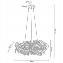 LAMPA wisząca MONETE 80 STAL CHROM BŁYSZCZĄCA Moosee MOOSEE PRZYPOMINA POŁĄCZONE MONETY LAMPA wisząca MONETE 80 STAL CHROM BŁYSZCZĄCA Moosee MOOSEE PRZYPOMINA POŁĄCZONE MONETY