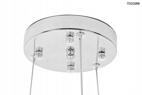 LAMPA wisząca MONETE 80 STAL CHROM BŁYSZCZĄCA Moosee MOOSEE PRZYPOMINA POŁĄCZONE MONETY LAMPA wisząca MONETE 80 STAL CHROM BŁYSZCZĄCA Moosee MOOSEE PRZYPOMINA POŁĄCZONE MONETY