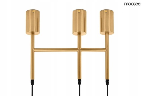 LAMPA WISZĄCA E27 RIVA 5 ZŁOTA STAL Moosee MOOSEE LAMPA WISZĄCA E27 RIVA 5 ZŁOTA STAL Moosee MOOSEE