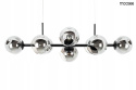 LAMPA wisząca SUFITOWA ROMEO BLACK stal CZARNA klosze SZKŁO DYMIONE 8xE14 Moosee MOOSEE LAMPA wisząca SUFITOWA ROMEO BLACK stal CZARNA klosze SZKŁO DYMIONE 8xE14 Moosee MOOSEE