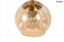 LAMPA WISZĄCA SUFITOWA ROMEO GOLD stal ZŁOTA / klosze szklane BURSZTYNOWE 8xE14 Moosee MOOSEE LAMPA WISZĄCA SUFITOWA ROMEO GOLD stal ZŁOTA / klosze szklane BURSZTYNOWE 8xE14 Moosee MOOSEE