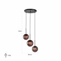 Richmond Interiors RICHMOND lampa wisząca KYANA S czarna Richmond Interiors RICHMOND lampa wisząca KYANA S czarna