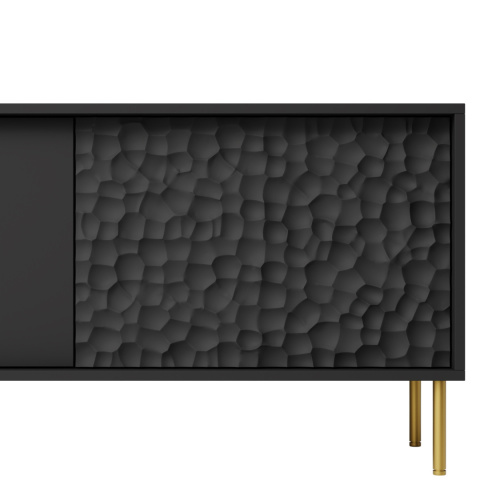 STOLIK RTV BULLET RTV-1 180 cm PŁYTA LAMINOWANA czarny, nogi: METAL ZŁOTY HALMAR STOLIK RTV BULLET RTV-1 180 cm PŁYTA LAMINOWANA czarny, nogi: METAL ZŁOTY HALMAR