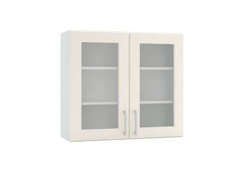 STOLKAR NATALIA KREMOWY MAT/PO WS80 - Szafka kuchenna górna STOLKAR NATALIA KREMOWY MAT/PO WS80 - Szafka kuchenna górna