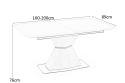 STÓŁ ROZKŁADANY 160-200x89 DIAMOND PROSTOKĄTNY blat - DĄB ZŁOTY, noga - DĄB ZŁOTY HALMAR MDF OKLEINOWANY STAL MALOWANA STÓŁ ROZKŁADANY 160-200x89 DIAMOND PROSTOKĄTNY blat - DĄB ZŁOTY, noga - DĄB ZŁOTY HALMAR MDF OKLEINOWANY STAL MALOWANA