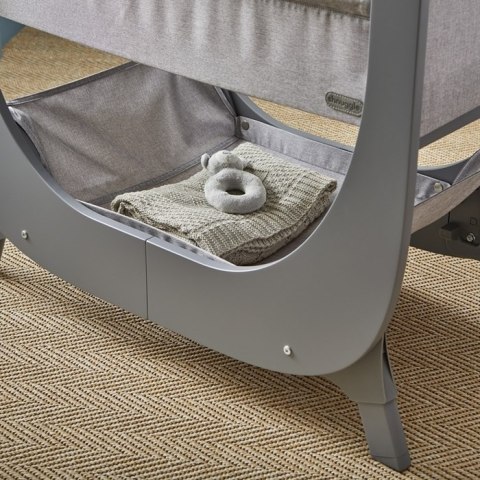 Shnuggle Shnuggle Łóżeczko Dostawne Air Lite Bedside Crib Grey Shnuggle Shnuggle Łóżeczko Dostawne Air Lite Bedside Crib Grey