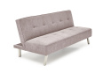 SOFA KANAPA ROZKŁADANA CARLITO TAPICERKA TKANINA BEŻOWA NOGI STAL CHROMOWANA HALMAR SOFA KANAPA ROZKŁADANA CARLITO TAPICERKA TKANINA BEŻOWA NOGI STAL CHROMOWANA HALMAR