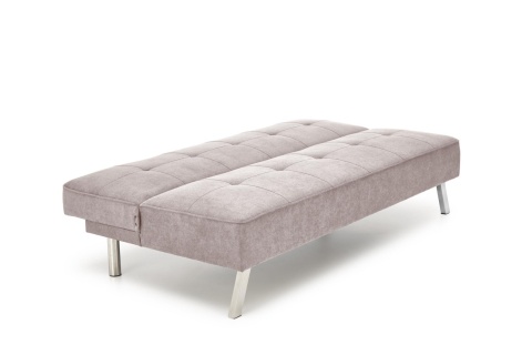 SOFA KANAPA ROZKŁADANA CARLITO TAPICERKA TKANINA BEŻOWA NOGI STAL CHROMOWANA HALMAR SOFA KANAPA ROZKŁADANA CARLITO TAPICERKA TKANINA BEŻOWA NOGI STAL CHROMOWANA HALMAR