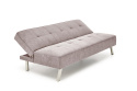 SOFA KANAPA ROZKŁADANA CARLITO TAPICERKA TKANINA BEŻOWA NOGI STAL CHROMOWANA HALMAR SOFA KANAPA ROZKŁADANA CARLITO TAPICERKA TKANINA BEŻOWA NOGI STAL CHROMOWANA HALMAR