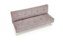 SOFA KANAPA ROZKŁADANA CARLITO TAPICERKA TKANINA BEŻOWA NOGI STAL CHROMOWANA HALMAR SOFA KANAPA ROZKŁADANA CARLITO TAPICERKA TKANINA BEŻOWA NOGI STAL CHROMOWANA HALMAR