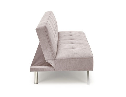 SOFA KANAPA ROZKŁADANA CARLITO TAPICERKA TKANINA BEŻOWA NOGI STAL CHROMOWANA HALMAR SOFA KANAPA ROZKŁADANA CARLITO TAPICERKA TKANINA BEŻOWA NOGI STAL CHROMOWANA HALMAR