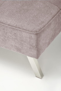 SOFA KANAPA ROZKŁADANA CARLITO TAPICERKA TKANINA BEŻOWA NOGI STAL CHROMOWANA HALMAR SOFA KANAPA ROZKŁADANA CARLITO TAPICERKA TKANINA BEŻOWA NOGI STAL CHROMOWANA HALMAR