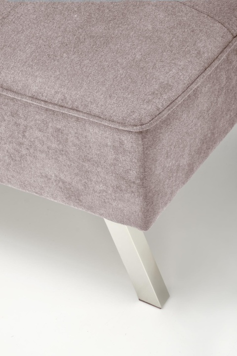 SOFA KANAPA ROZKŁADANA CARLITO TAPICERKA TKANINA BEŻOWA NOGI STAL CHROMOWANA HALMAR SOFA KANAPA ROZKŁADANA CARLITO TAPICERKA TKANINA BEŻOWA NOGI STAL CHROMOWANA HALMAR