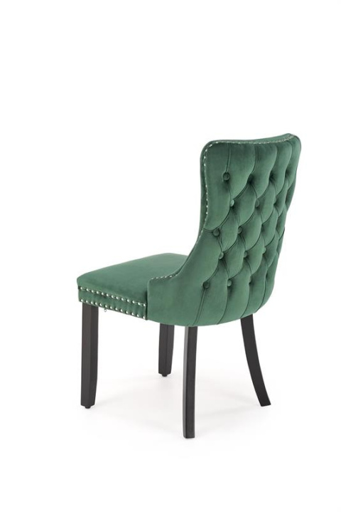 Halmar ALDA krzesło ciemny zielony, drewno lite / tkanina velvet Halmar ALDA krzesło ciemny zielony, drewno lite / tkanina velvet