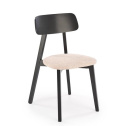 Halmar HYLO krzesło beżowy / tap: SERTA 2 drewno, MDF, tkanina Halmar HYLO krzesło beżowy / tap: SERTA 2 drewno, MDF, tkanina