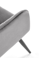 Halmar K464 krzesło popiel, tkanina - velvet / stal malowana proszkowo Halmar K464 krzesło popiel, tkanina - velvet / stal malowana proszkowo