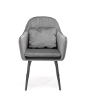 Halmar K464 krzesło popiel, tkanina - velvet / stal malowana proszkowo Halmar K464 krzesło popiel, tkanina - velvet / stal malowana proszkowo