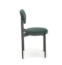 Halmar K509 krzesło ciemny zielony, tkanina - velvet / metal Halmar K509 krzesło ciemny zielony, tkanina - velvet / metal