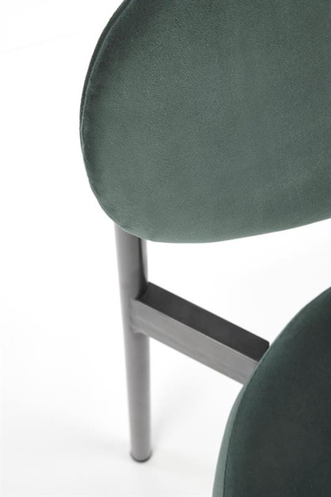 Halmar K509 krzesło ciemny zielony, tkanina - velvet / metal Halmar K509 krzesło ciemny zielony, tkanina - velvet / metal