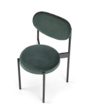 Halmar K509 krzesło ciemny zielony, tkanina - velvet / metal Halmar K509 krzesło ciemny zielony, tkanina - velvet / metal