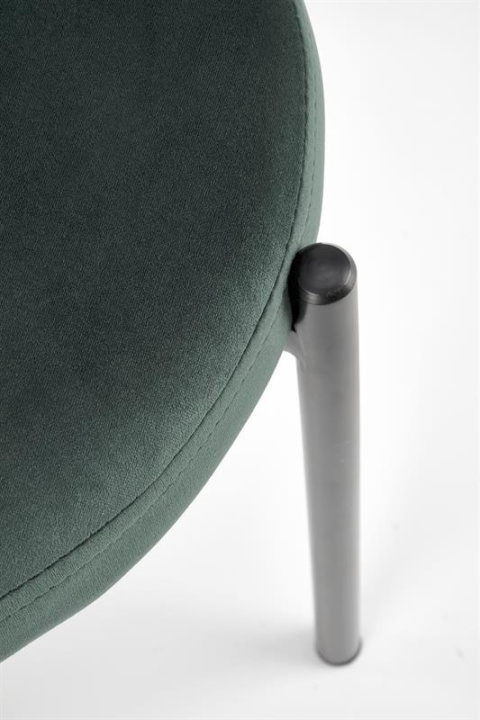 Halmar K509 krzesło ciemny zielony, tkanina - velvet / metal Halmar K509 krzesło ciemny zielony, tkanina - velvet / metal