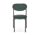 Halmar K509 krzesło ciemny zielony, tkanina - velvet / metal Halmar K509 krzesło ciemny zielony, tkanina - velvet / metal