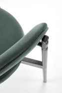 Halmar K509 krzesło ciemny zielony, tkanina - velvet / metal Halmar K509 krzesło ciemny zielony, tkanina - velvet / metal