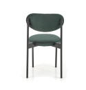 Halmar K509 krzesło ciemny zielony, tkanina - velvet / metal Halmar K509 krzesło ciemny zielony, tkanina - velvet / metal