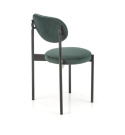 Halmar K509 krzesło ciemny zielony, tkanina - velvet / metal Halmar K509 krzesło ciemny zielony, tkanina - velvet / metal