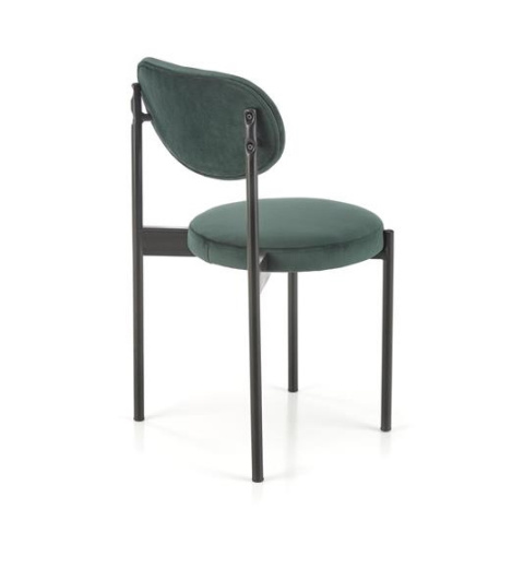 Halmar K509 krzesło ciemny zielony, tkanina - velvet / metal Halmar K509 krzesło ciemny zielony, tkanina - velvet / metal