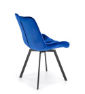 Halmar K519 krzesło granatowy, funkcja obracania, tkanina - velvet / stal malowana proszkowo Halmar K519 krzesło granatowy, funkcja obracania, tkanina - velvet / stal malowana proszkowo