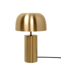 LAMPA STOŁOWA BIURKOWA NOCNA LOUNGY 38 cm ZŁOTA METAL POKRYTY MOSIĄDZEM E14 Kare Design KARE