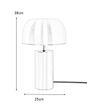 LAMPA STOŁOWA BIURKOWA NOCNA LOUNGY 38 cm ZŁOTA METAL POKRYTY MOSIĄDZEM E14 Kare Design KARE