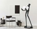 LAMPA PODŁOGOWA CZARNA HUMAN PREMIUM - włókno szklane KLOSZE BIAŁE szkło E27 King Home MOOSEE LAMPA PODŁOGOWA CZARNA HUMAN PREMIUM - włókno szklane KLOSZE BIAŁE szkło E27 King Home MOOSEE