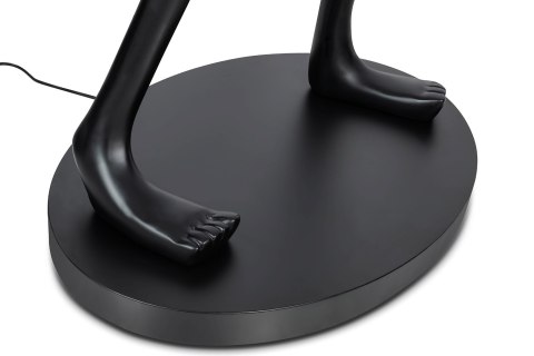 LAMPA PODŁOGOWA CZARNA HUMAN PREMIUM - włókno szklane KLOSZE BIAŁE szkło E27 King Home MOOSEE LAMPA PODŁOGOWA CZARNA HUMAN PREMIUM - włókno szklane KLOSZE BIAŁE szkło E27 King Home MOOSEE