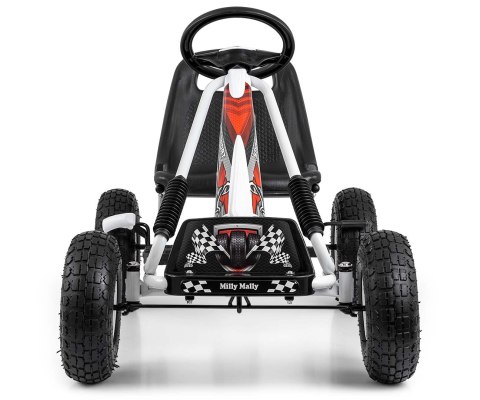 Milly Mally Milly Mally Gokart na pedały Thor White Milly Mally Milly Mally Gokart na pedały Thor White