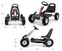 Milly Mally Milly Mally Gokart na pedały Thor White Milly Mally Milly Mally Gokart na pedały Thor White