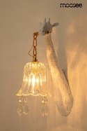 LAMPA ścienna KINKIET GIRAFFE E27 BIAŁA ŻYWICA STAL ZŁOTA SZKŁO PRZEZROCZYSTE Moosee MOOSEE LAMPA ścienna KINKIET GIRAFFE E27 BIAŁA ŻYWICA STAL ZŁOTA SZKŁO PRZEZROCZYSTE Moosee MOOSEE