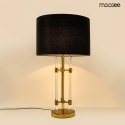 LAMPA STOŁOWA BIURKOWA NOCNA MOXY METALOWA ZŁOTA / CZARNY KLOSZ TKANINA E27 Moosee MOOSEE LAMPA STOŁOWA BIURKOWA NOCNA MOXY METALOWA ZŁOTA / CZARNY KLOSZ TKANINA E27 Moosee MOOSEE