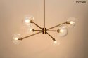 Moosee MOOSEE lampa wisząca AURA 6 złota Moosee MOOSEE lampa wisząca AURA 6 złota