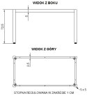 NY-A057/116/K - 116x66 cm, czarny NY-A057/116/K - 116x66 cm, czarny