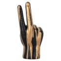 Richmond Interiors RICHMOND dekoracja HAND PEACE czarno-złota Richmond Interiors RICHMOND dekoracja HAND PEACE czarno-złota
