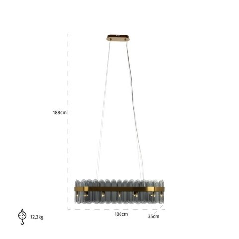 Richmond Interiors RICHMOND lampa wisząca JULIO Richmond Interiors RICHMOND lampa wisząca JULIO